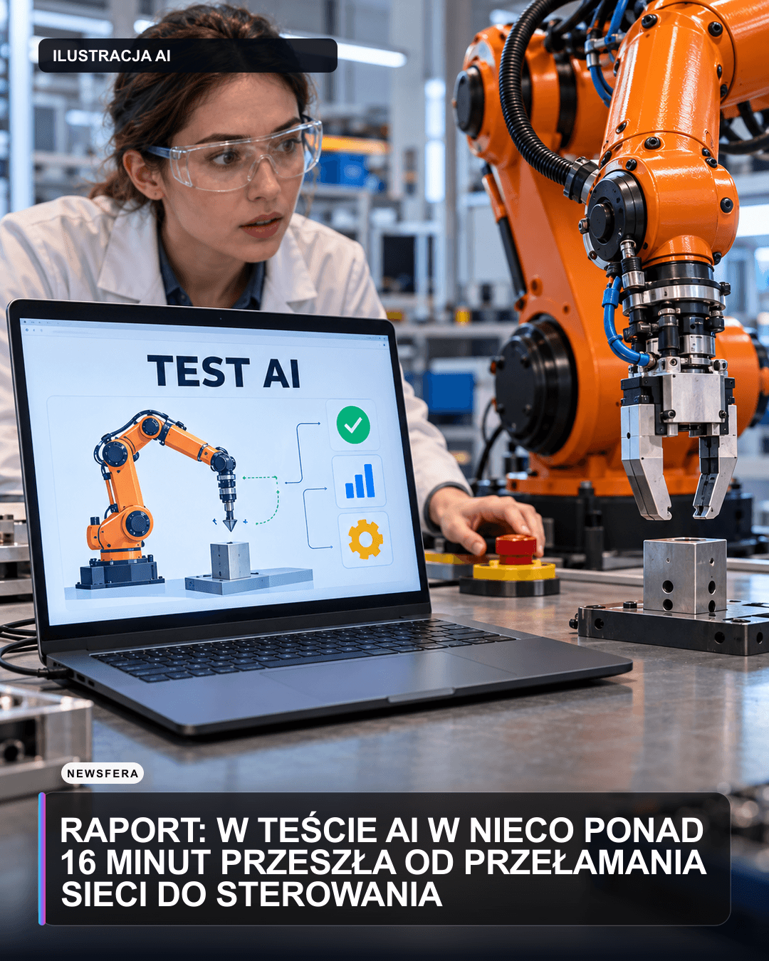 Raport: w teście AI w nieco ponad 16 minut przeszła od przełamania sieci do sterowania