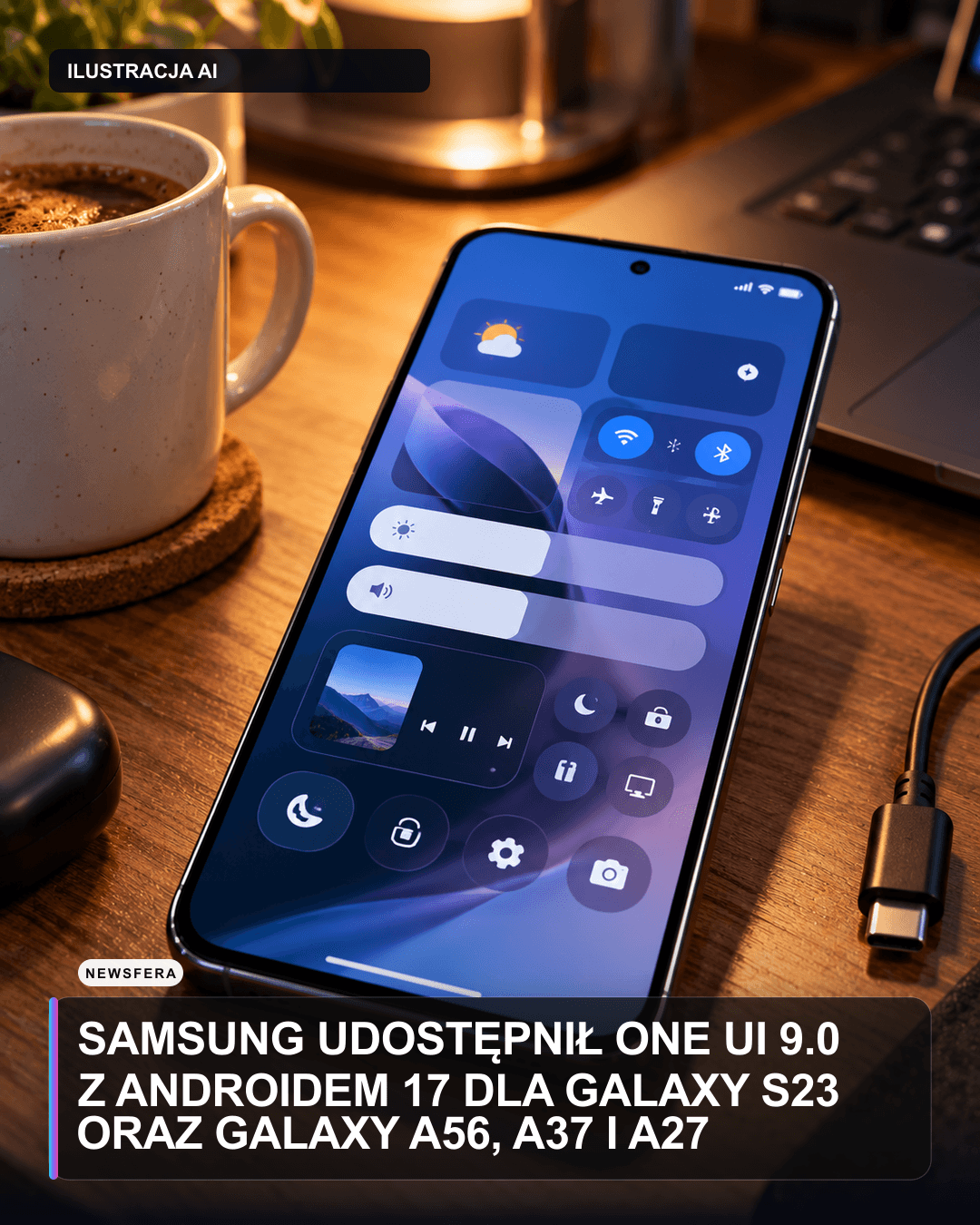 Samsung udostępnił One UI 9.0 z Androidem 17 dla Galaxy S23 oraz Galaxy A56, A37 i A27