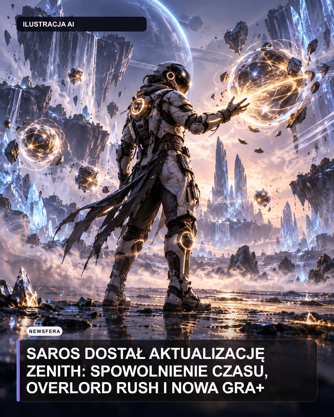 Saros dostał aktualizację Zenith: spowolnienie czasu, Overlord Rush i nowa Gra+