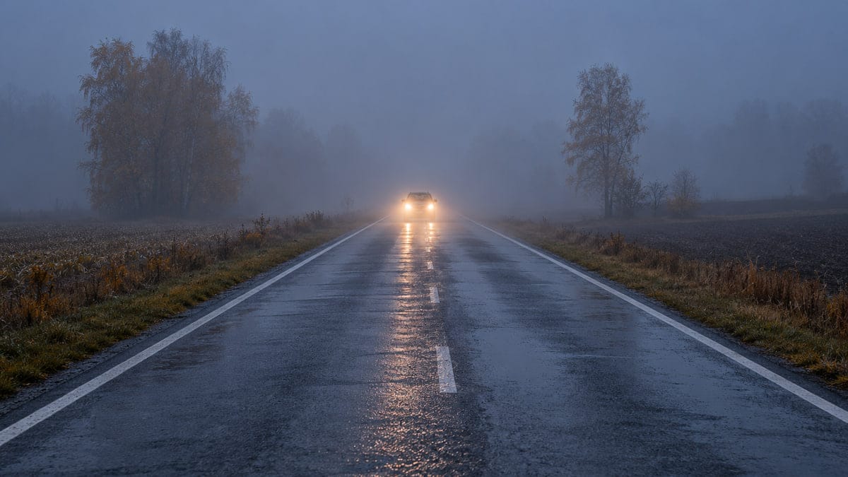 Gęsta mgła: ostrzeżenie IMGW w kilku regionach