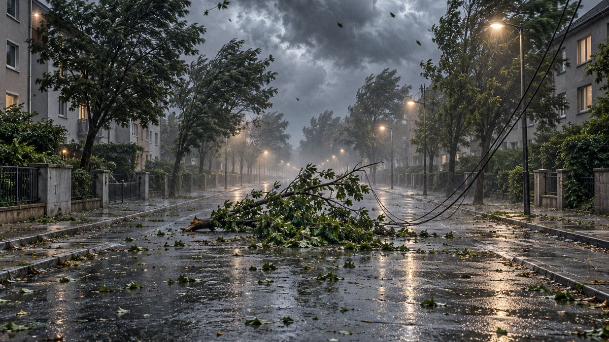 Wichura Austen: tysiące domów bez prądu w Niemczech