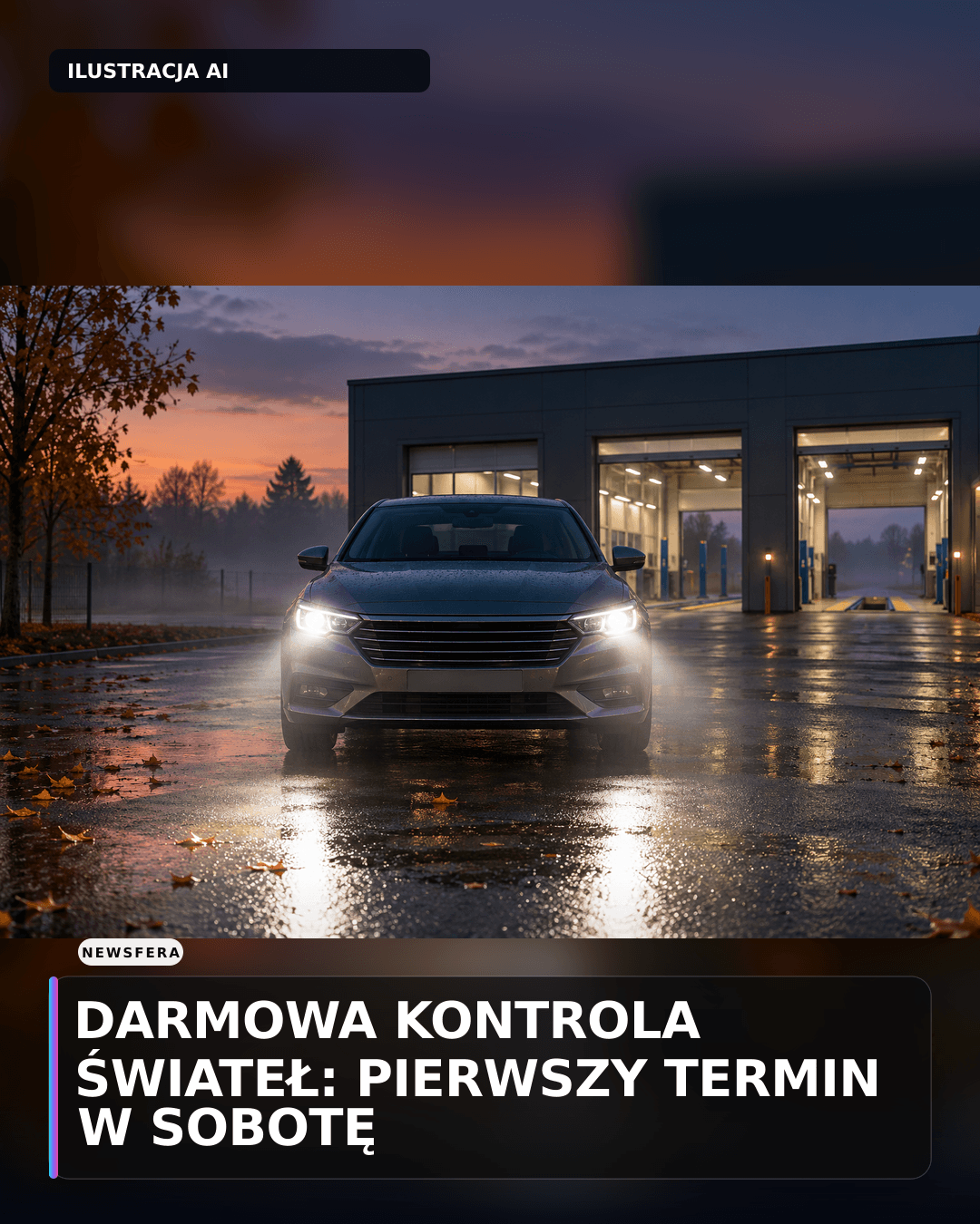 Darmowa kontrola świateł: pierwszy termin w sobotę