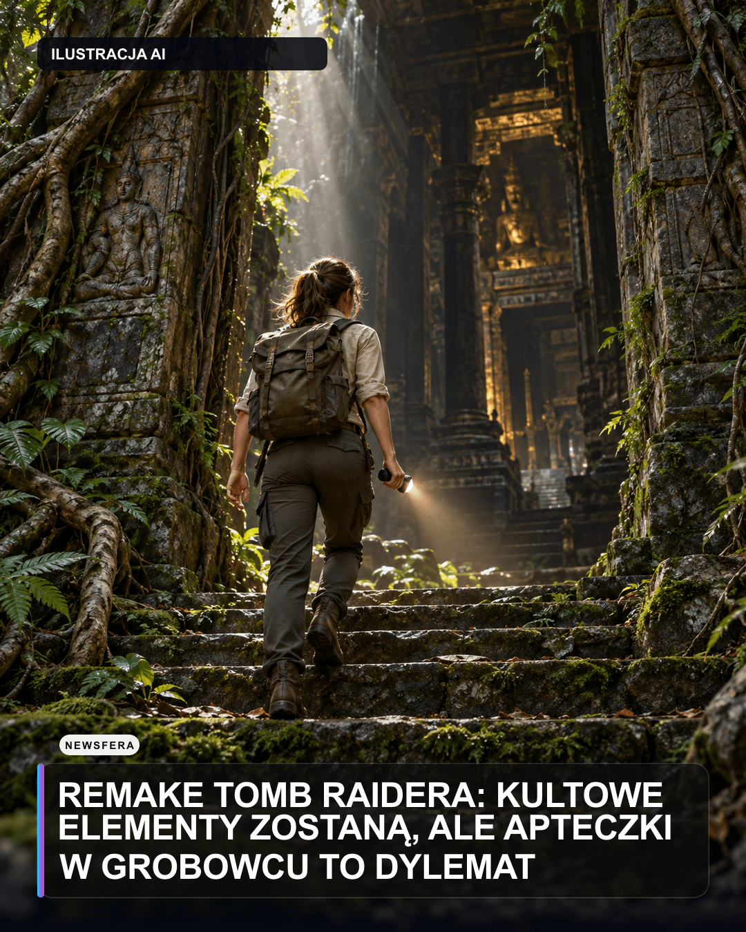 Remake Tomb Raidera: kultowe elementy zostaną, ale apteczki w grobowcu to dylemat
