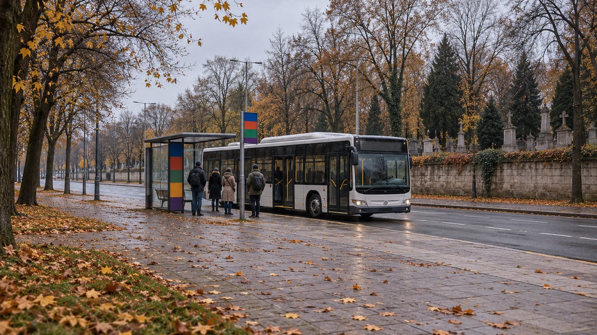 Kolory poprowadzą do cmentarzy w Warszawie