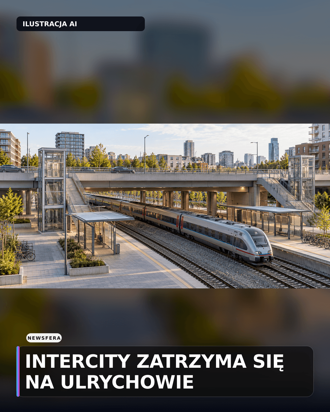 Intercity zatrzyma się na Ulrychowie