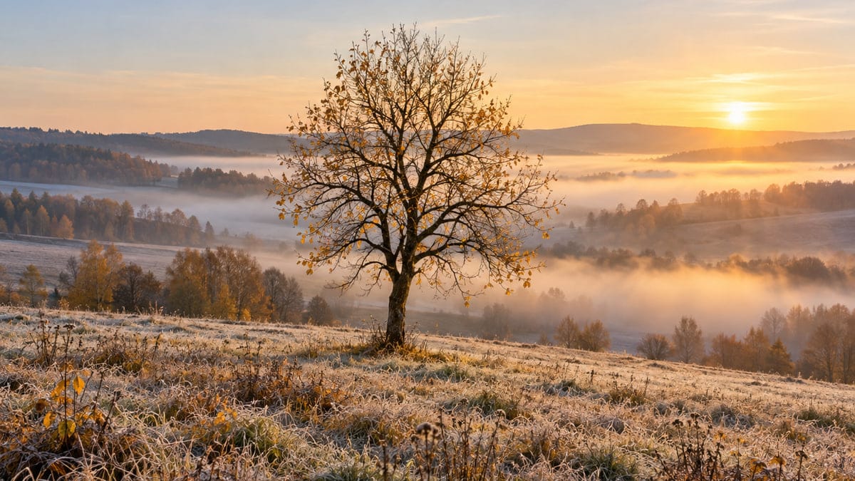 Mroźny poranek, a potem pogodny wtorek