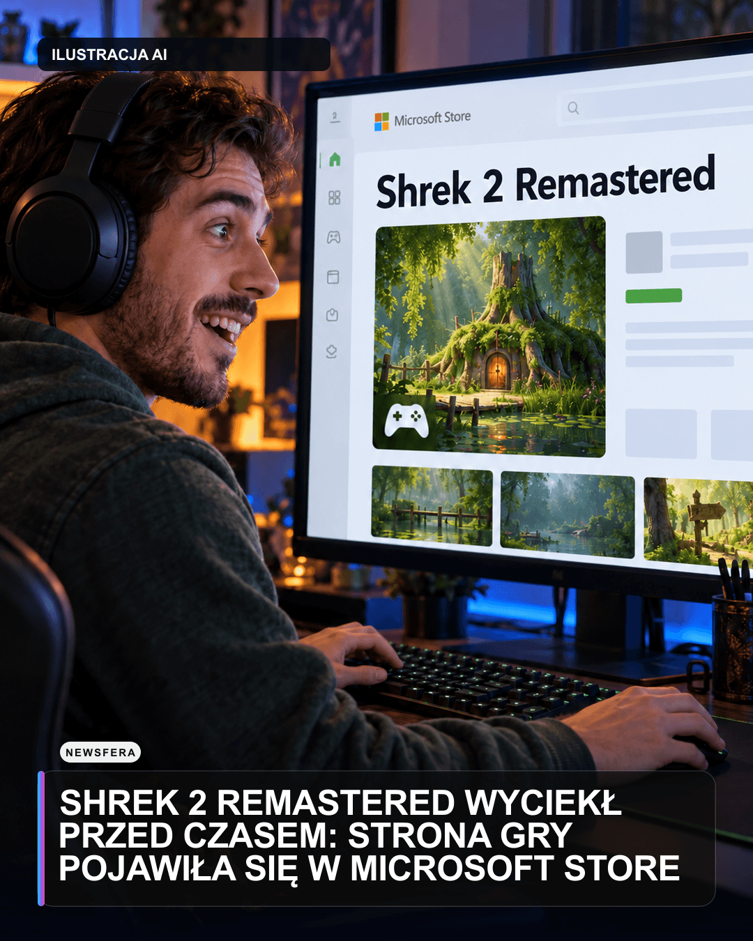Shrek 2 Remastered wyciekł przed czasem: strona gry pojawiła się w Microsoft Store