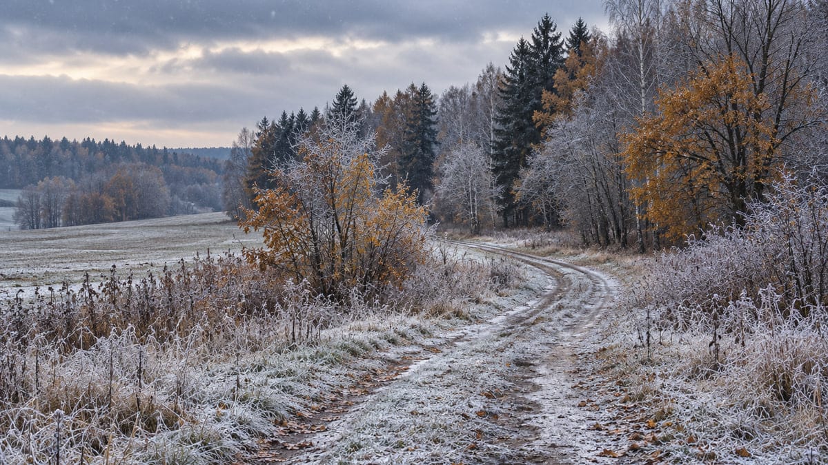 Śnieżyce i mróz już na początku listopada?