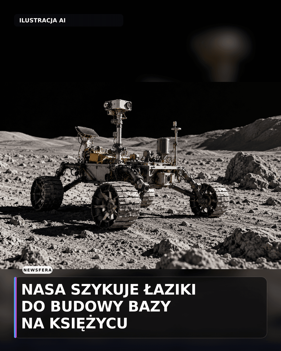 NASA szykuje łaziki do budowy bazy na Księżycu