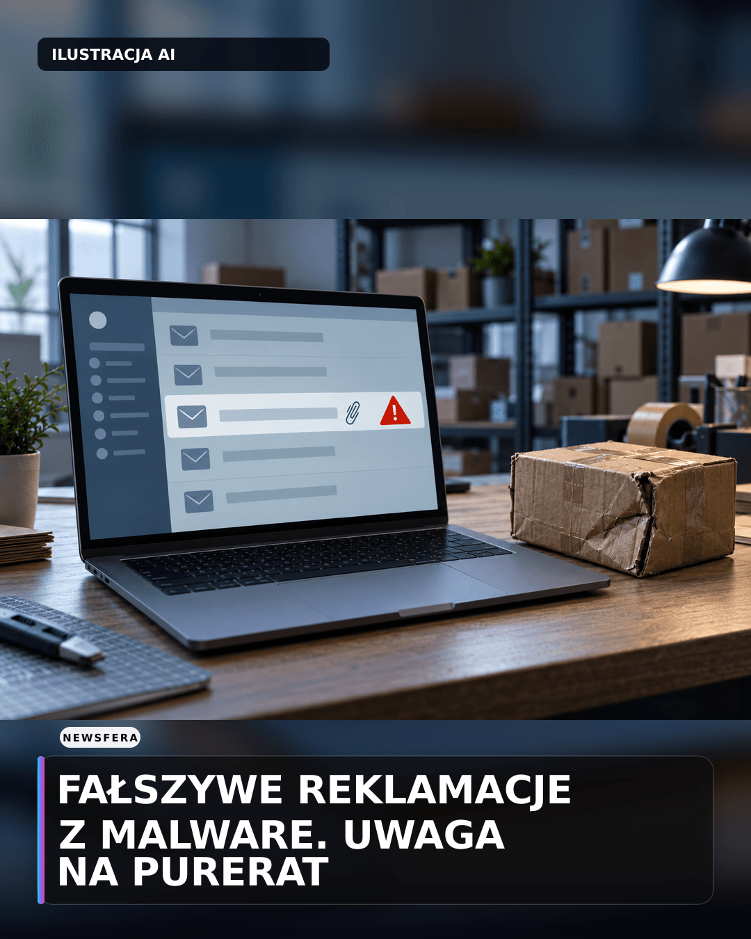 Fałszywe reklamacje z malware. Uwaga na Purerat