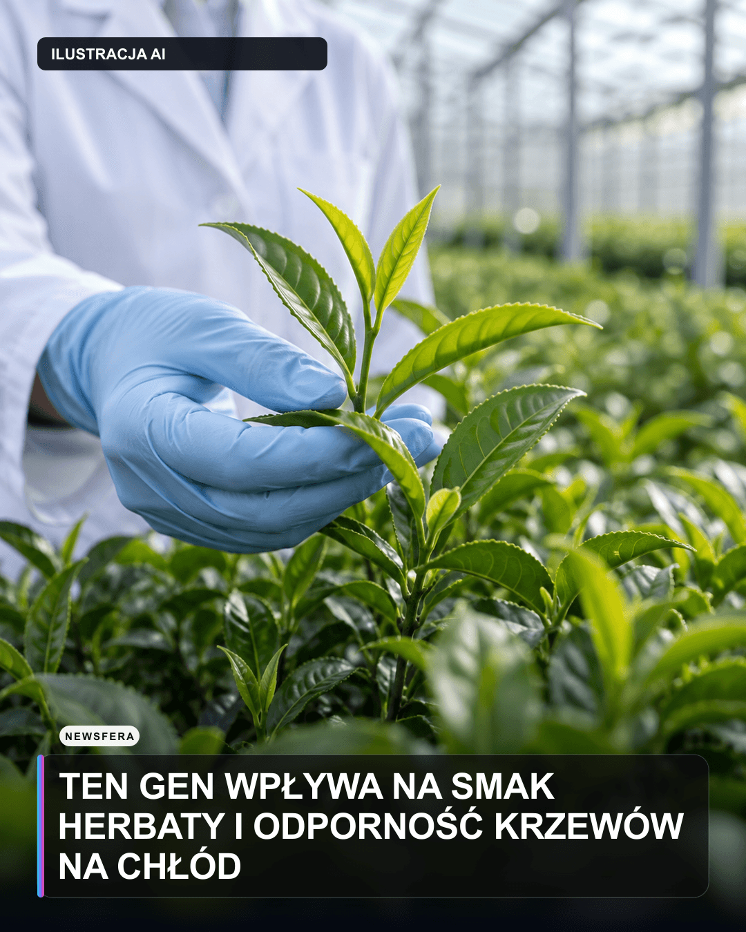 Ten gen wpływa na smak herbaty i odporność krzewów na chłód