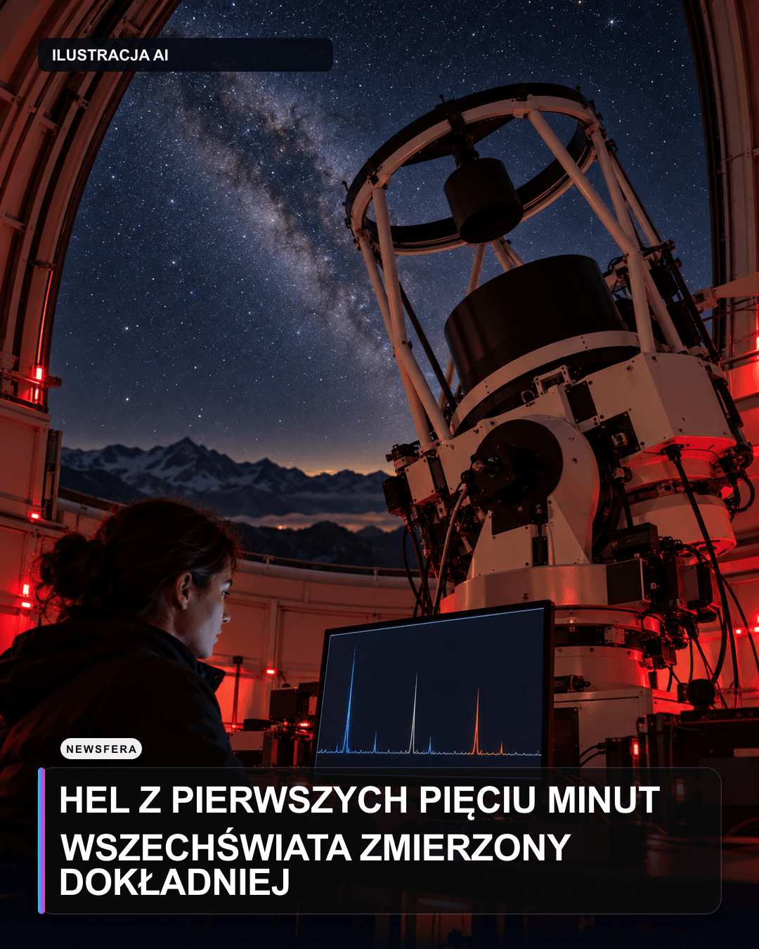 Hel z pierwszych pięciu minut Wszechświata zmierzony dokładniej