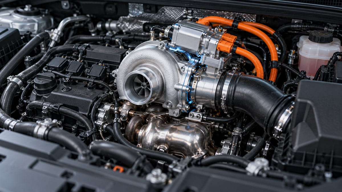 Mercedes GLB z turbosprężarką inspirowaną F1