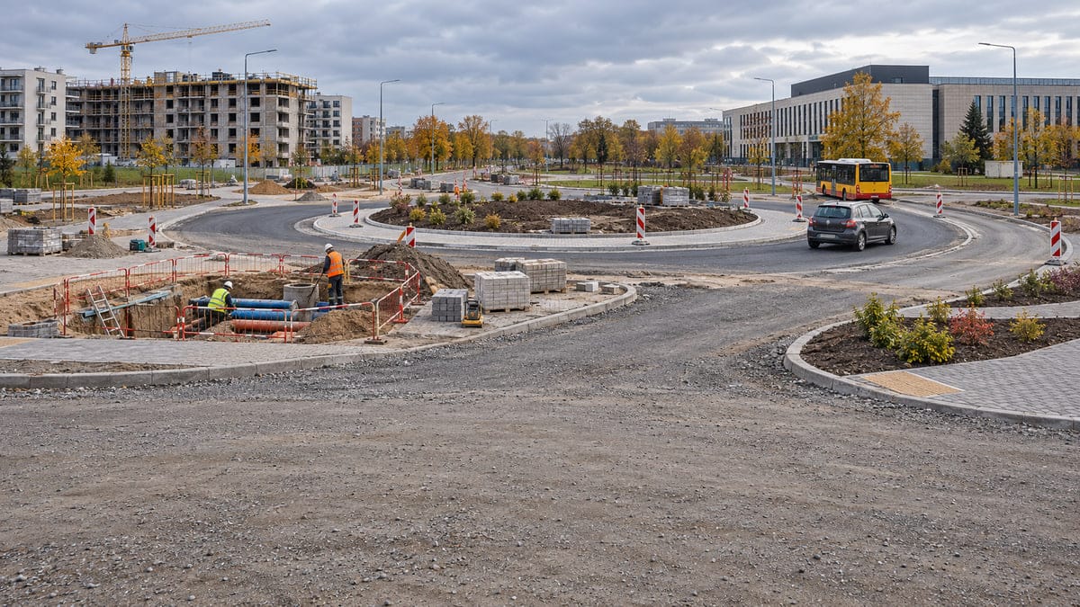 Skrzyżowanie Komandorskiej z Wielką: nowy termin